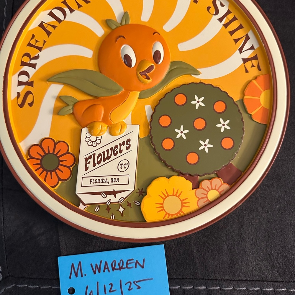 Orange Bird stepping stone from Flower and Garden 2024